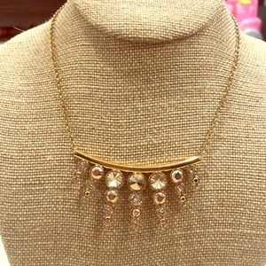 Touchstone Crystal Gold Necklace